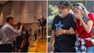 Texas shooting: Man confronts governor, calls him out on dangerous gun laws