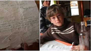 8-Year-Old boy finds amazing letter tossed into the ocean 25 years ago