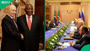 Cyril Ramaphosa meets Vladimir Putin at BRICS Summit, thanks Russia for backing SA’s G20 Presidency