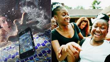 Man's phone falls into water after setting up phone to film dance video, Twitter video has Mzansi defeated