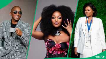 Khuli Chana, Anele Mdoda and Bokang Montjane celebrate their children's year-end academic wins