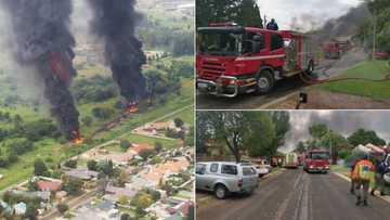 Alberton gas pipeline catches fire: Several nearby families evacuated