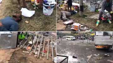 Yoh: Video of looters taking a nap after drinking stolen booze has SA stunned