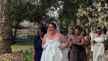 "They invited themselves": Hotel guests steal hearts at wedding