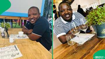 A man reviewed see-through glass pots and joked that they were violating the POPI Act, which made people laugh