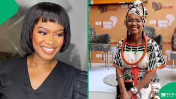 Zenande Mfenyane fangirls over Nxolo Grootboom: "Ndavele nda nervous"