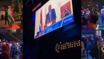 Hebana: Clip shows locals partying during Cyril Ramaphosa's address