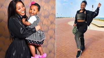 “Best auntie”: Beautiful Sbahle Mpisane drops cute picture with lovely niece