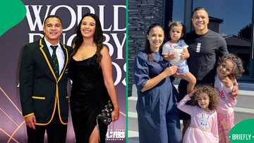 Cheslin Kolbe spotted in Jozi with his children, shows off a R2.3 million luxury car