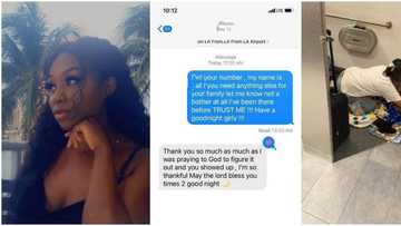 Kind lady pays for hotel for woman sleeping on airport bathroom floor with her kids, photos go viral