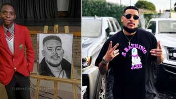 East Rand School of Arts student pays tribute to AKA in stunning sketch: SA asks him to teach Rasta