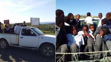 Spaza shop owner gives school pupils lift to save energy for exams
