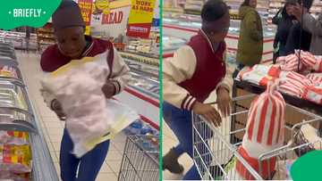 "She has been training for it": Woman goes full speed in Shoprite trolley dash and impresses Mzansi