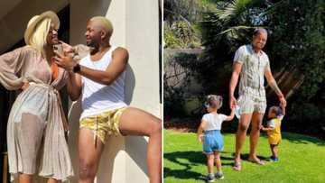 Poolside fun and playdates with the girls: 4 precious moments Itumeleng Khune and his wife served family goals