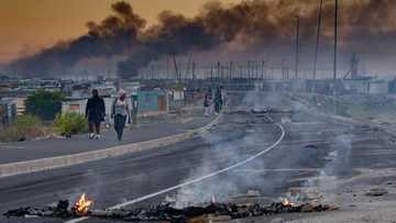 Protestor gets more than he bargained for, gets set on fire: “At least he did the stop, drop and roll”