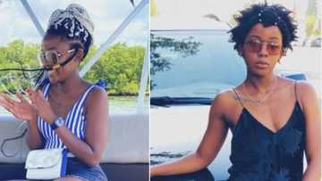 Thuso Mbedu surprised her family by returning to Mzansi, shares feels inducing clip with fans