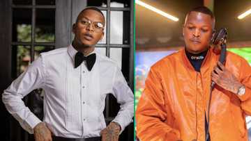 Oscar Mbo's latest picture convinces Mzansi that he is bleaching: "Why is he cooking himself?"