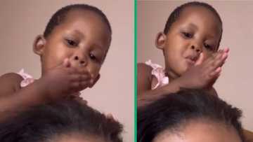 Child makes spit gel to style mom's hair, TikTok video shows bizarre mother-daughter moment