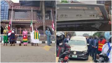 Breaking: Prophet TB Joshua finally laid to rest, photos & video emerge, many say their farewells