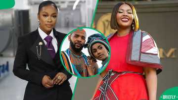 Mzansi stars who attended Zozibini Tunzi-Bolowana's wedding, from Nomzamo Mbatha to Anele Mdoda