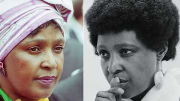 Photo shows Ma Winnie carrying water in high heels, SA has mixed reactions