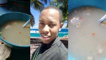 "Dishwater": Eish, Mzansi compares man's homemade soup to dirty water