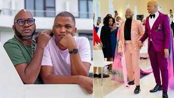"I do": Stunning Mzansi couple tie the knot in colourful wedding, SA mesmerised