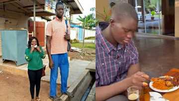 Charles Sogli: Boy touted as Ghana's tallest man receives royalty treatment in plush hotel