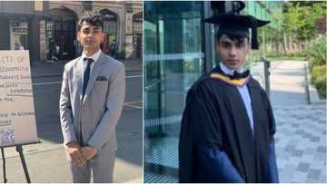 Manchester University graduate takes to the street in suit to beg for a job