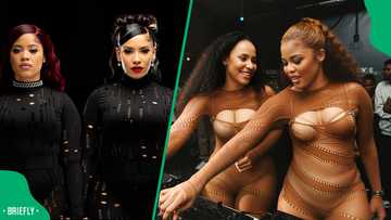 Former 2Faced duo Thuli Phongolo and Slenda Da Dancing DJ rekindled their relationship