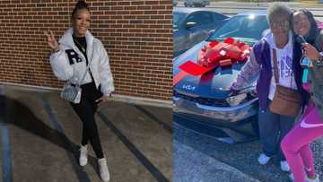 Vroom vroom: Loving gogo surprises grateful granddaughter with sleek new ride