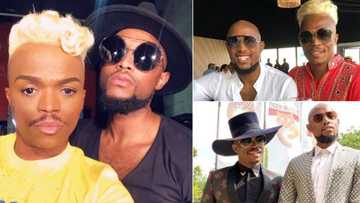 Somizi Mhlongo gives social media the feels with white wedding snaps