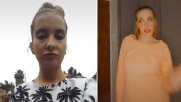 Mzansi peeps left in stitches after woman does dance challenge: "Afrikaans song was playing in her head"