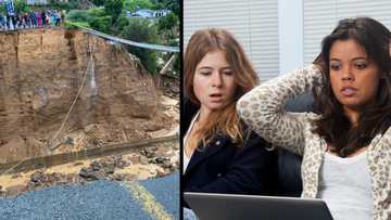 "The storm is bigger than us": Pic of washed away road disturbs peeps