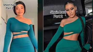 Woman's Shein haul shows off banging body in TikTok video, Mzansi showers gorgeous babe with compliments