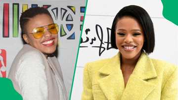 Natasha Thahane marks her 29th birthday with adorable throwback pictures: "Happy birthday to me"