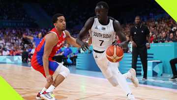 South Sudan beats Puerto Rico for first Olympic win after anthem mix-up