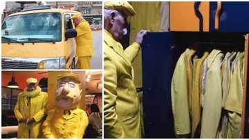 Man who has been wearing everything yellow for 40 years surfaces, shows off his colourful house in video