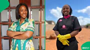 Easy DIY hack: Mbali Nhlapho shows cleaning method for suede couches
