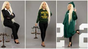 “I graduate in 3 weeks”: Young stunner celebrates becoming a 1st generation lawyer, shares cool graduation snaps