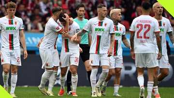 Bundesliga side FC Augsburg got a warm welcome after landing in Mzansi