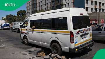 "One less taxi on the road": People celebrate Cape Town taxi getting stuck in a sinkhole