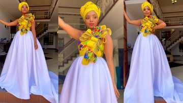 Gorgeous local bride absolutely slays in a Tomi Rikhotso wedding gown
