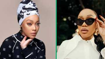 Actress Thando Thabethe stuns in her natural hair, selfie receives praises: "God took a day off"