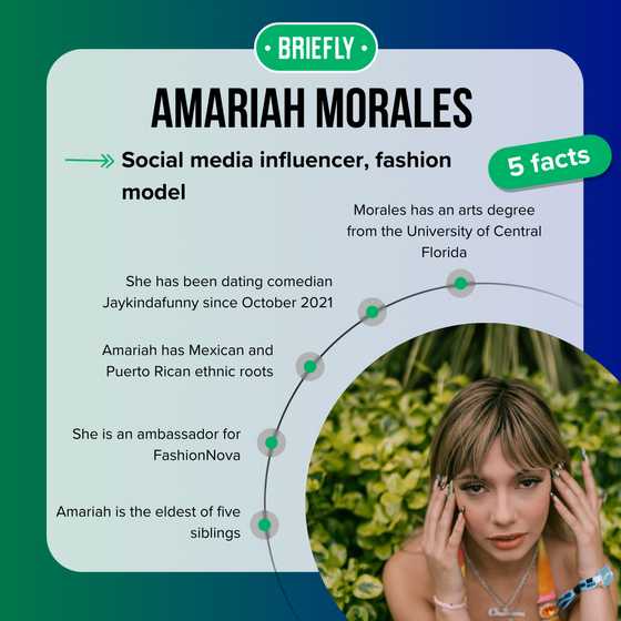 Amariah Morales looking contemplative or serious