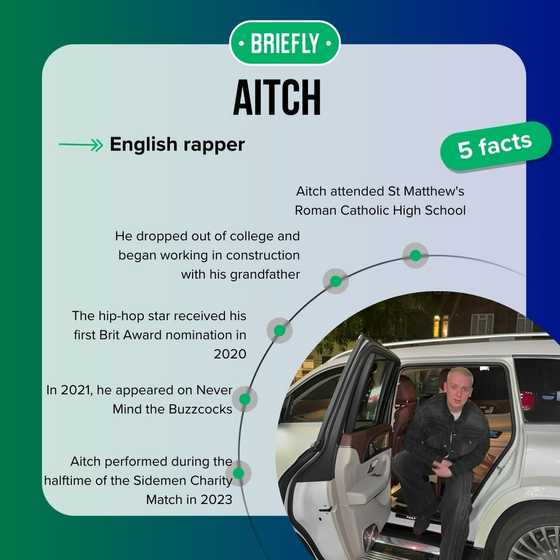 Itch Rapper Death Aitch's age and life story: From Manchester to rap stardom - Briefly.co.za
