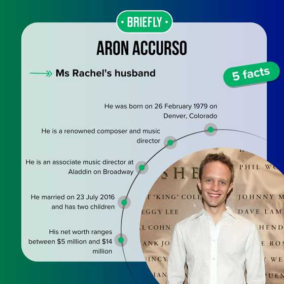 Meet Aron Accurso, Ms Rachel’s husband and a musical genius - Briefly.co.za