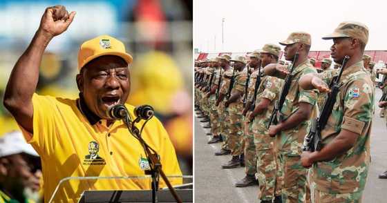 Cyril Ramaphosa: 3,400 SANDF Members Deployed To Work With SAPS In ...