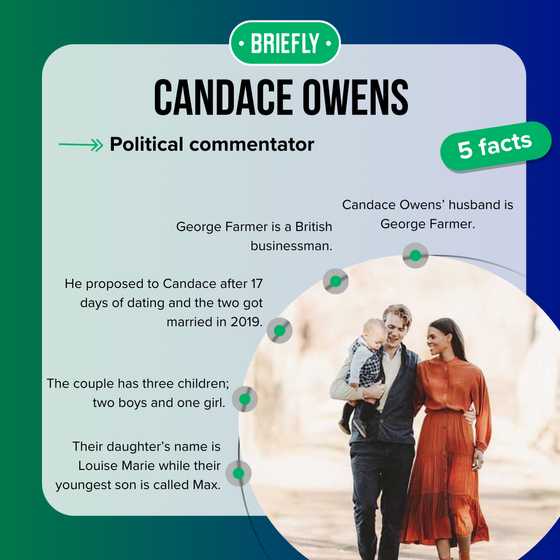 Candace Owens' kids and husband: Meet the Owens family - Briefly.co.za