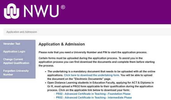 Simplified NWU forgotten student number recovery process (2024 ...